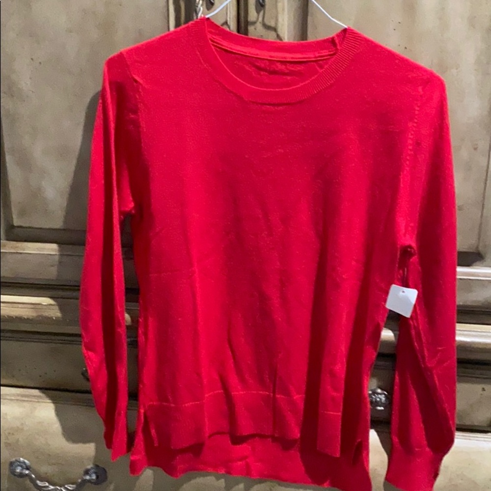 Red sweater